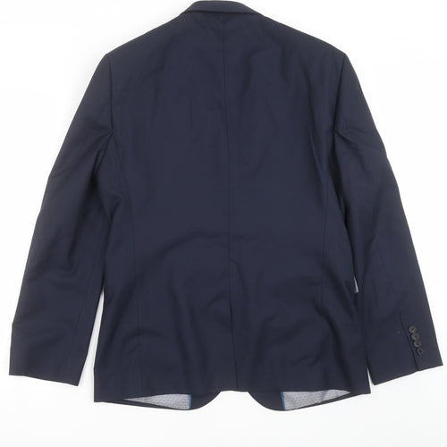 NEXT Mens Blue   Jacket Suit Jacket Size 42  - Tailored fit