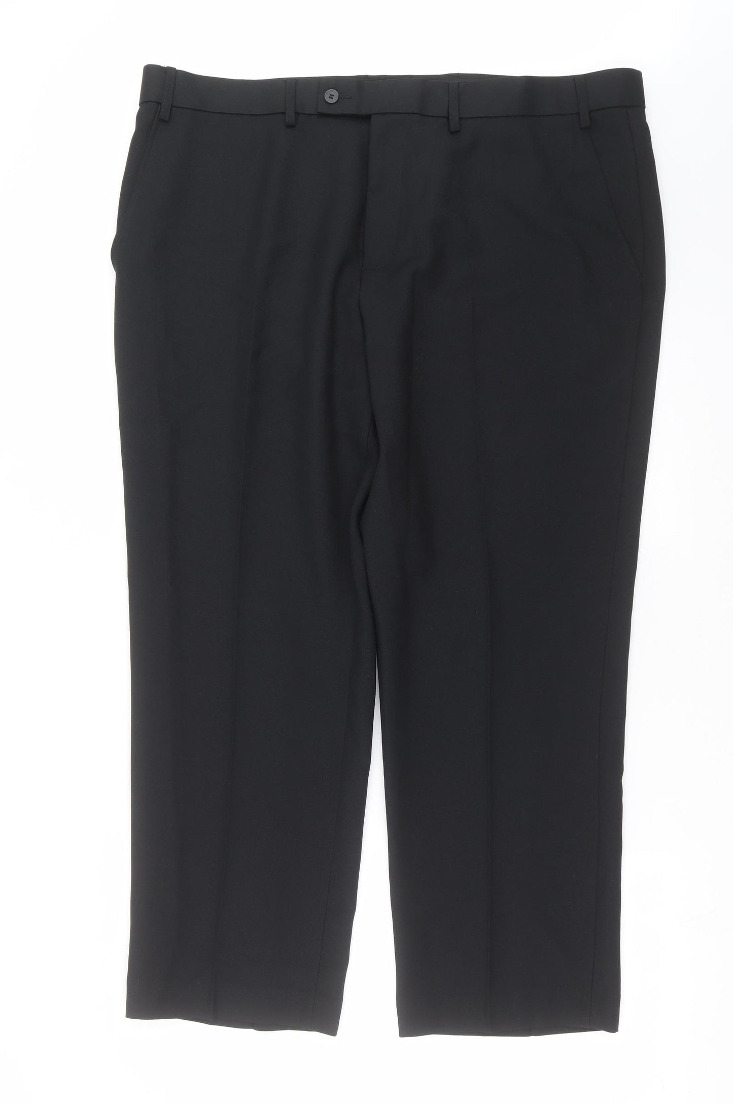 F&F Mens Black   Trousers  Size 42 in L29 in