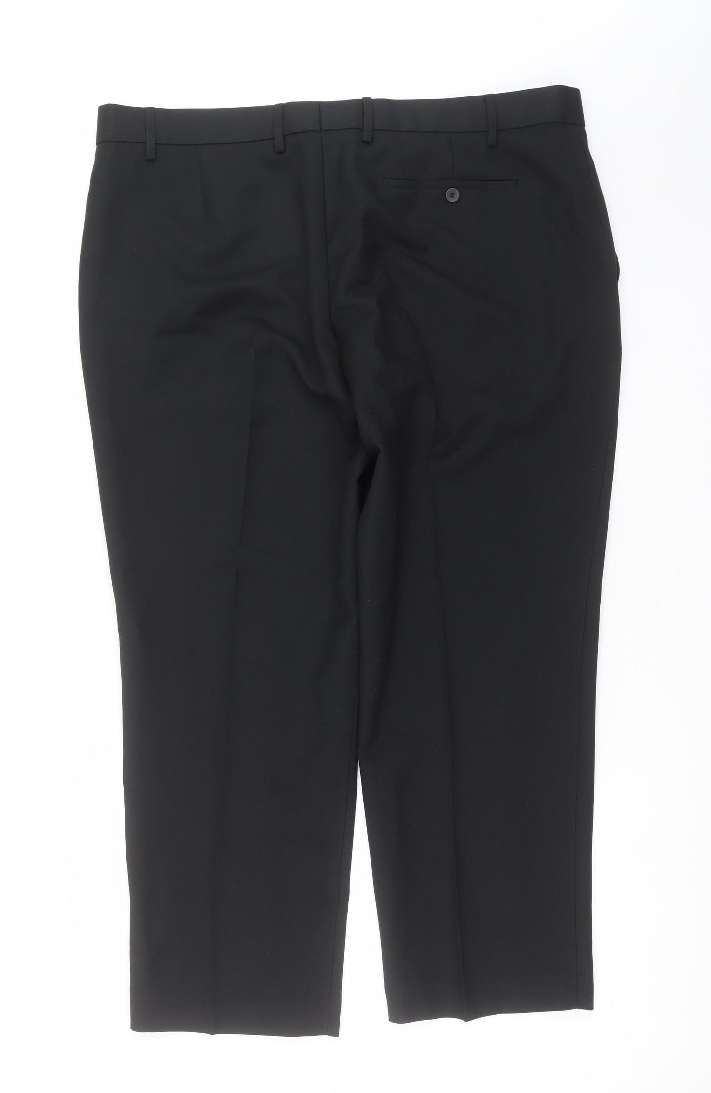 F&F Mens Black   Trousers  Size 42 in L29 in
