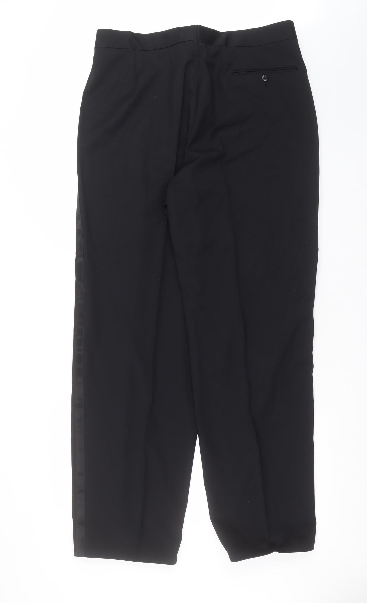 Preworn Mens Black   Trousers  Size 35 in L33 in