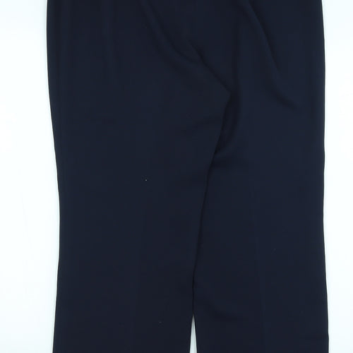 DELMOD Womens Blue   Trousers  Size 18 L27 in