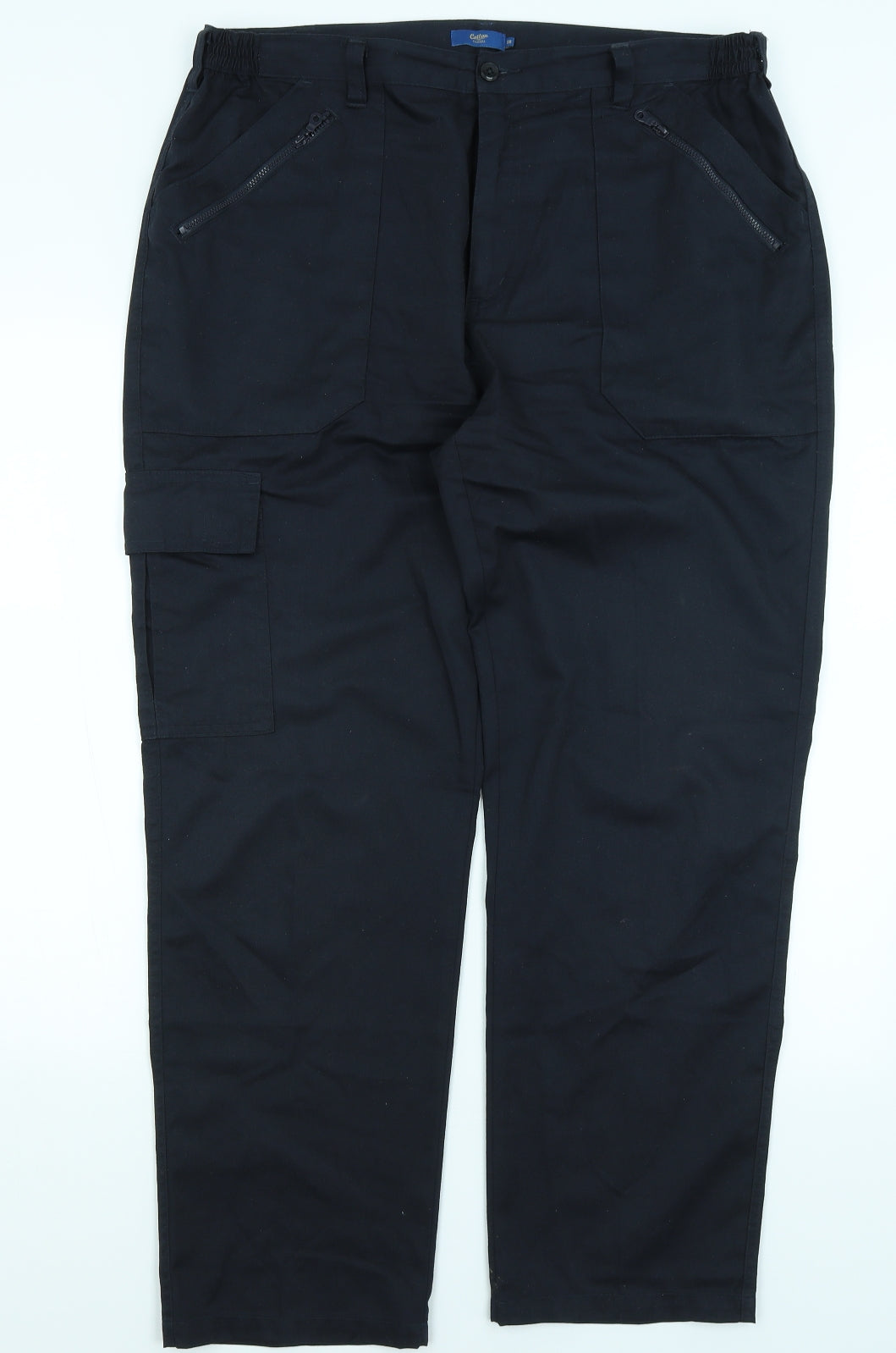 Cotton Traders Mens Blue   Trousers  Size 38 in L29 in