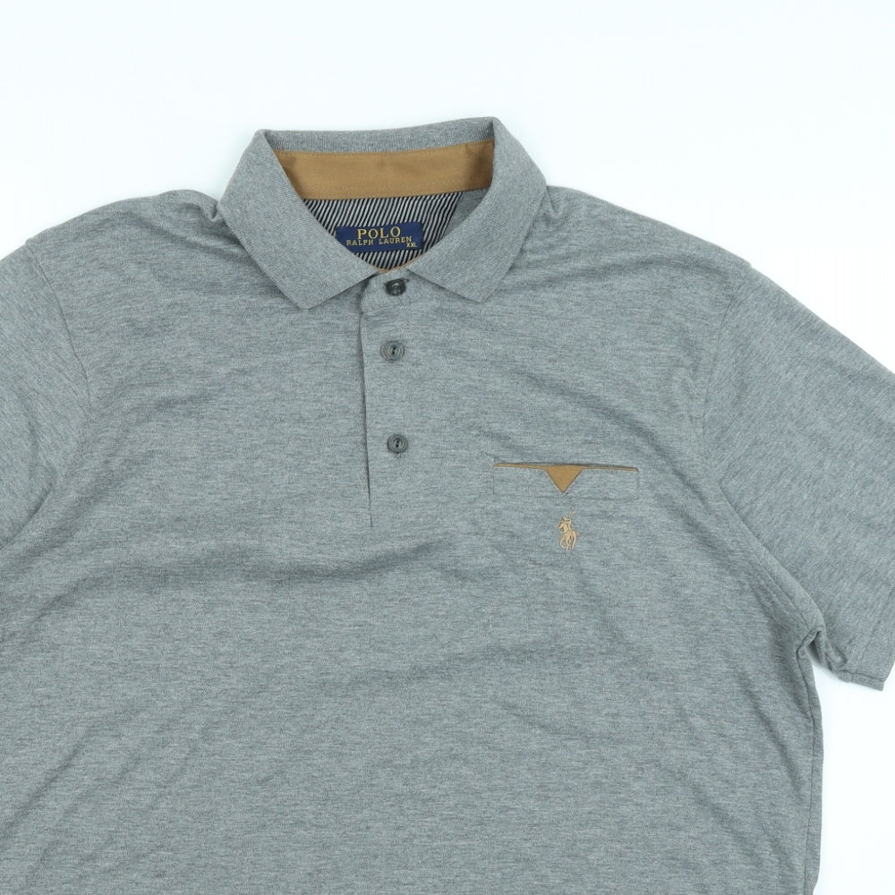 Ralph Lauren Mens Grey    Polo Size 2XL