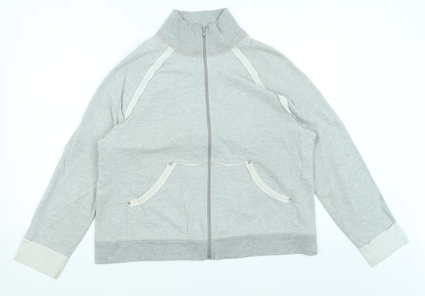 East Coast Womens Grey   Full Zip Jumper Size 16