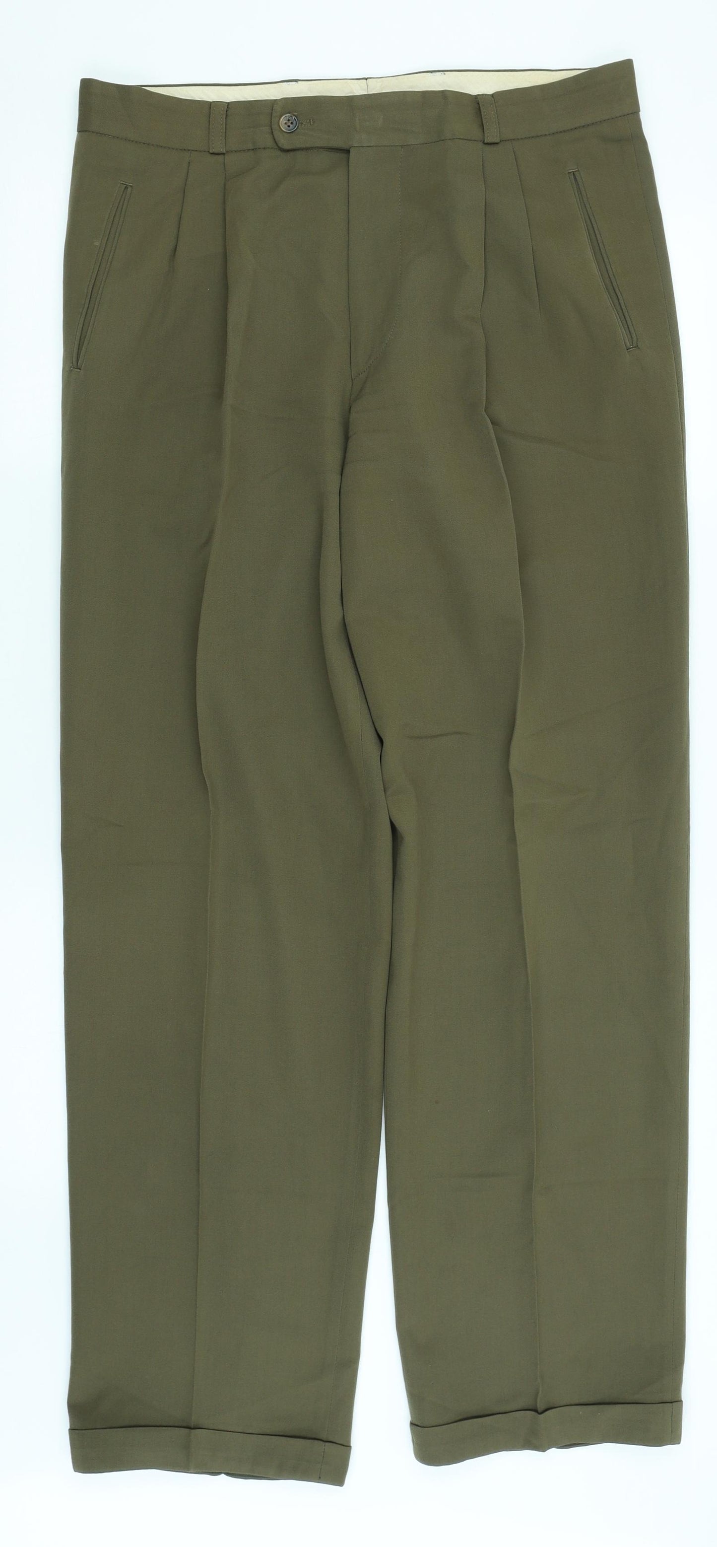 Preworn Mens Green   Trousers  Size 36 L33 in