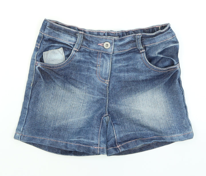Freespirit Girls Blue Mom Shorts Size 7 Years