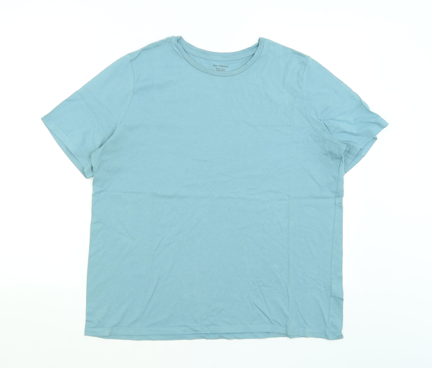 M&S Womens Blue   Basic T-Shirt Size 16