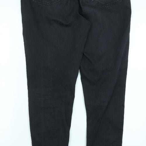 M&S Womens Black   Skinny Jeans Size L L29 in