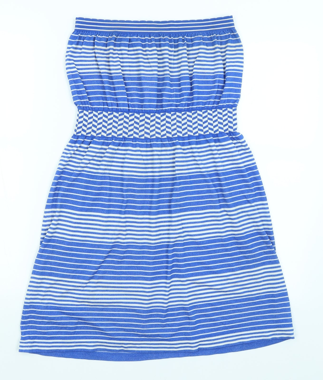 Ocean Club Womens Blue Striped  Mini  Size L