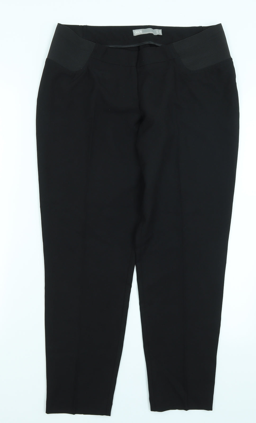 ASOS Womens Black   Trousers  Size 12 L27 in