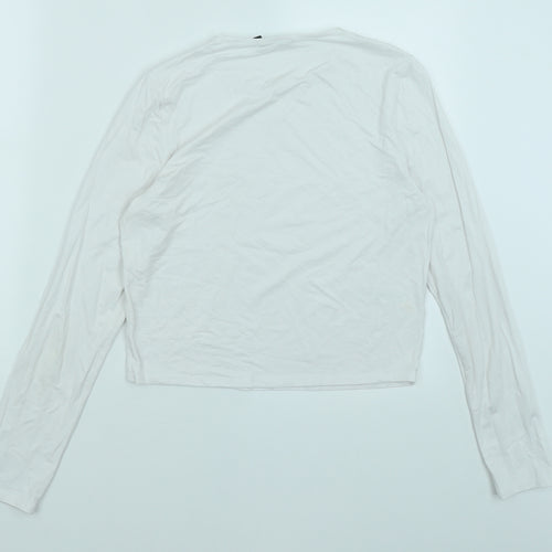 ASOS Womens White   Basic T-Shirt Size 12