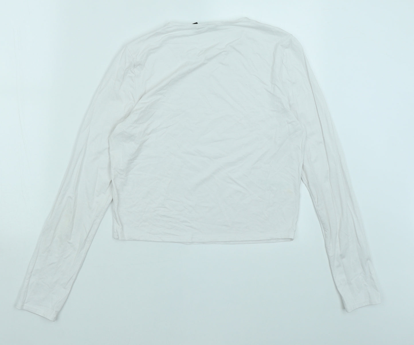 ASOS Womens White   Basic T-Shirt Size 12