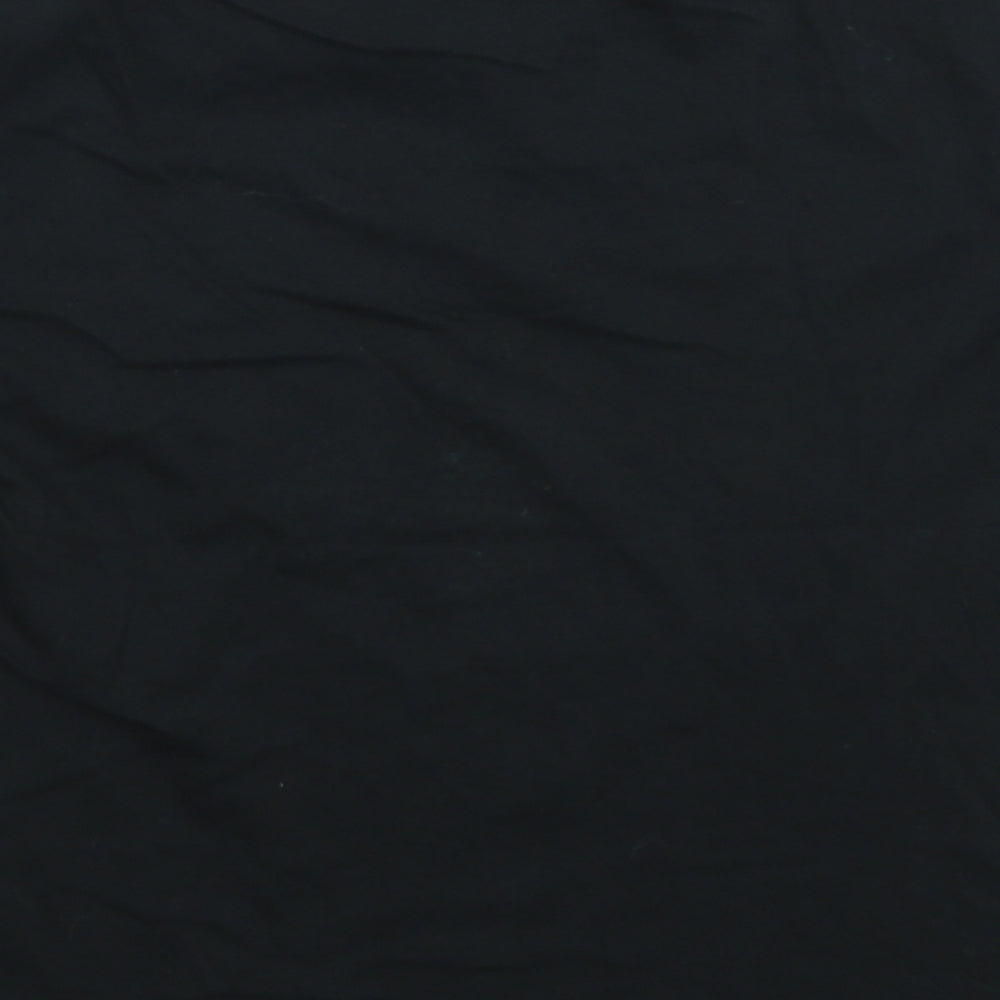 Candy Couture Girls Black   Basic T-Shirt Size 9 Years  - Aloha Paradise