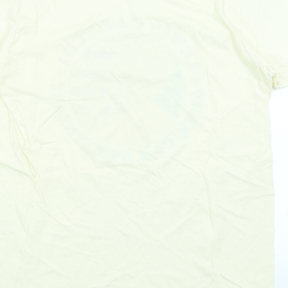 Preworn Mens Ivory    T-Shirt Size M  - Lewis Capaldi