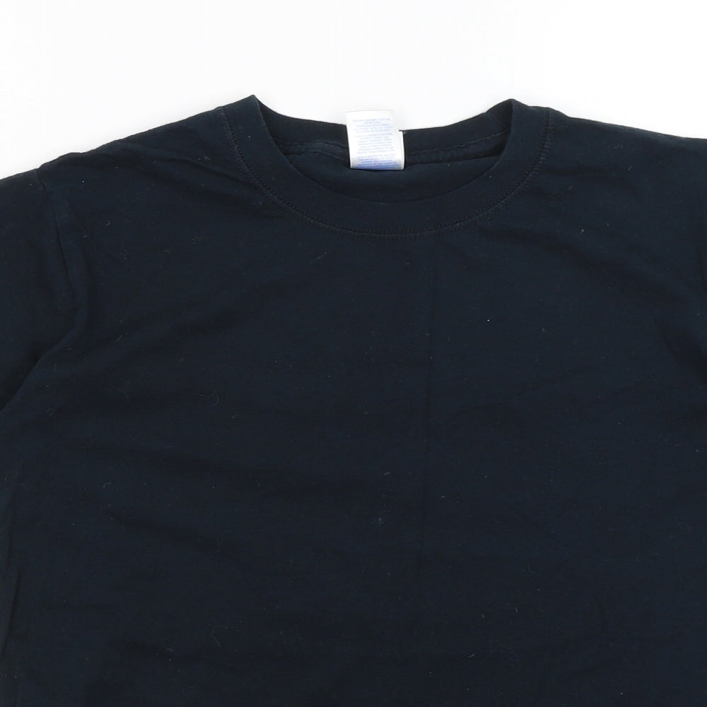Gildan Mens Blue    T-Shirt Size S  - Fusey