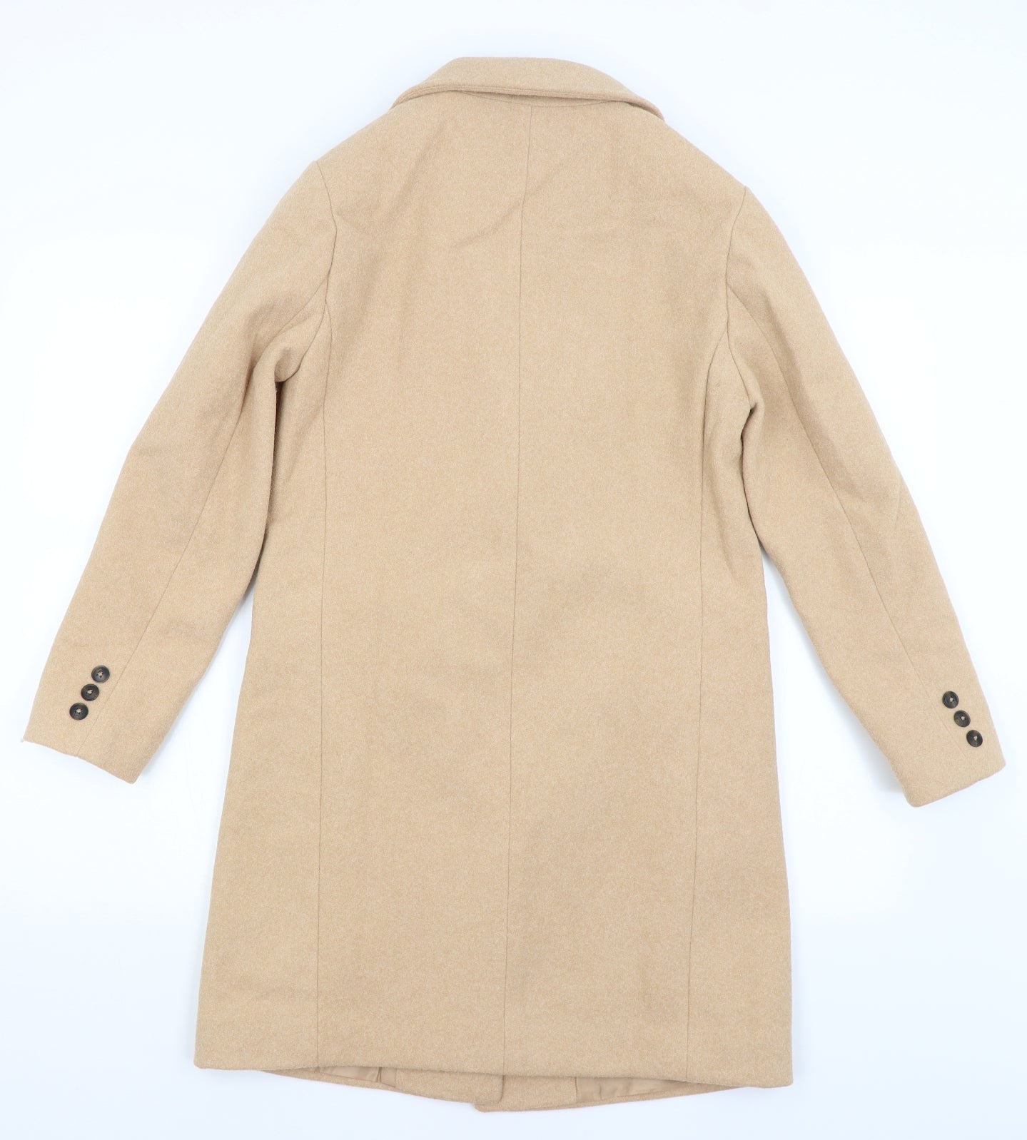 New Look Womens Beige   Pea Coat Coat Size 6