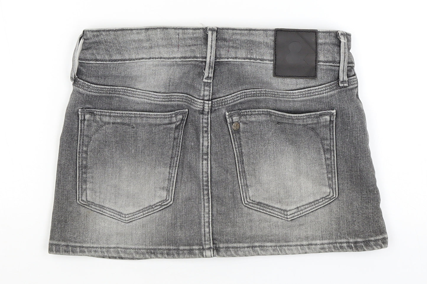 H&M Girls Grey   Mini Skirt Size 11 Years
