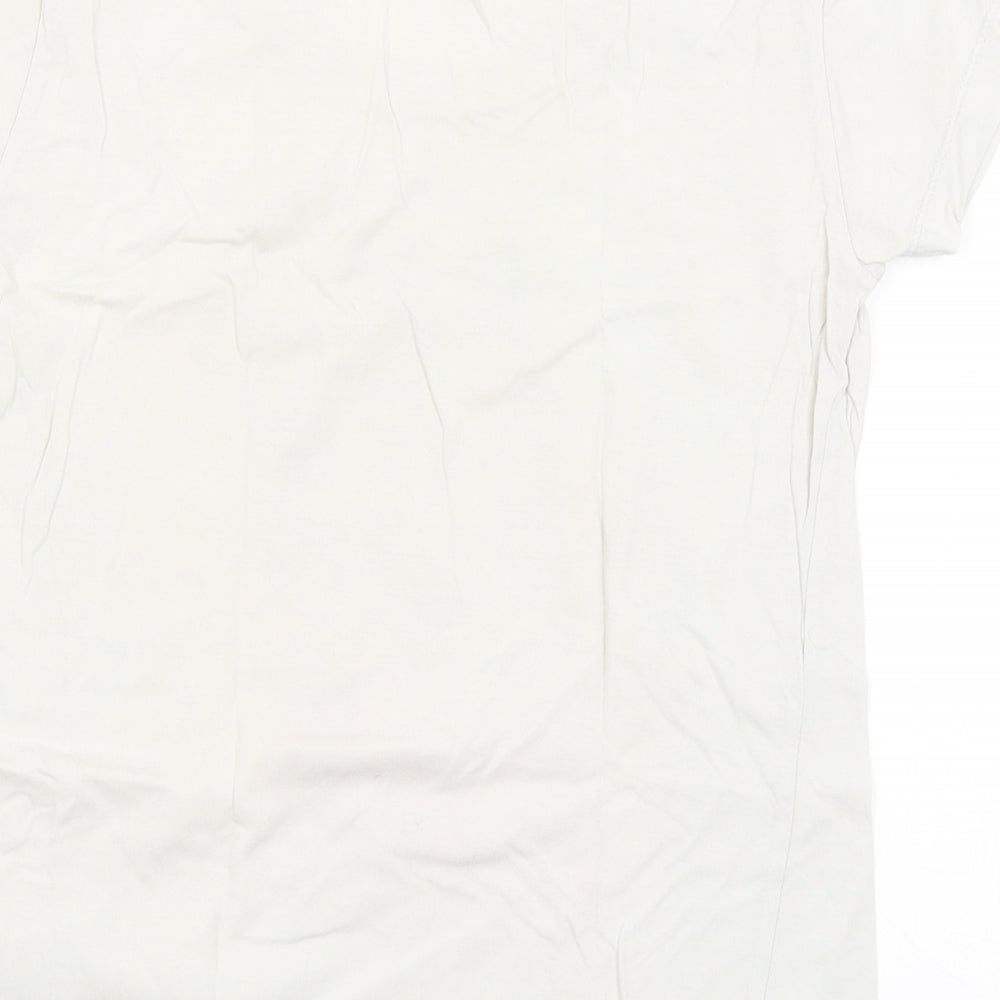 HONEY Womens White   Basic T-Shirt Size S  - The Rolling Stones