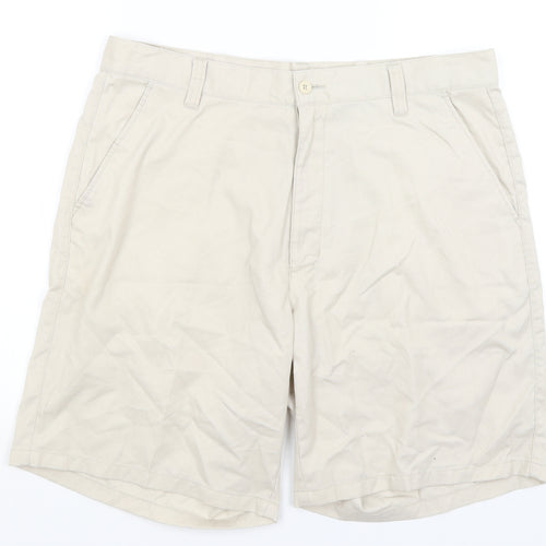 Slazenger Mens Beige   Bermuda Shorts Size 36 in