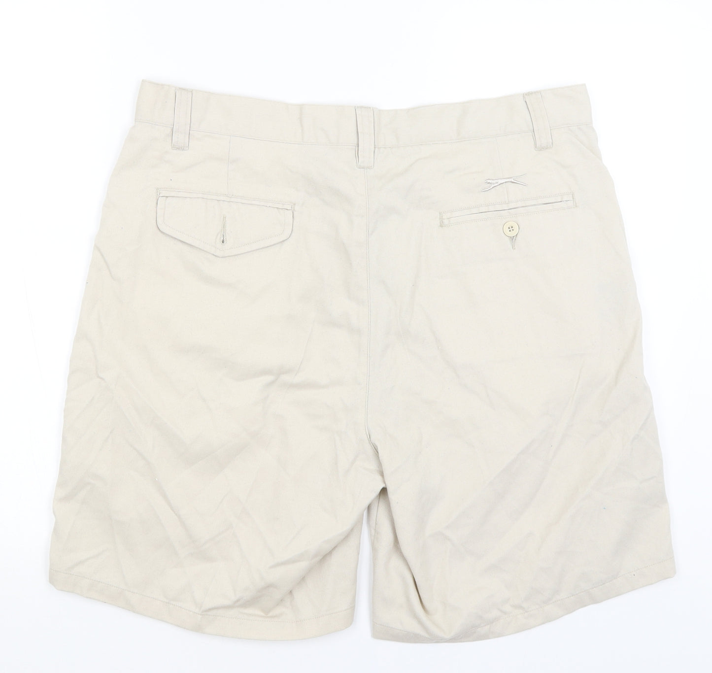 Slazenger Mens Beige   Bermuda Shorts Size 36 in