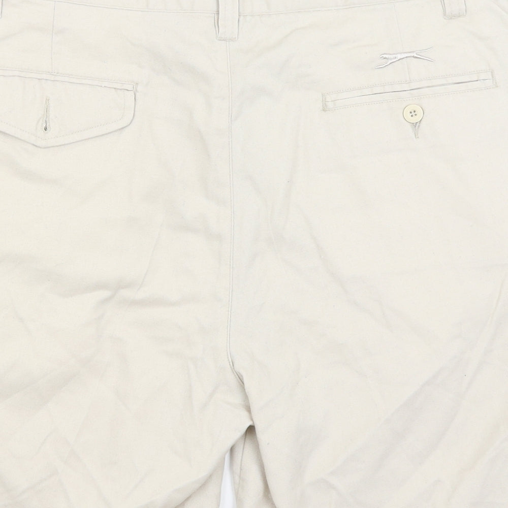 Slazenger Mens Beige   Bermuda Shorts Size 36 in