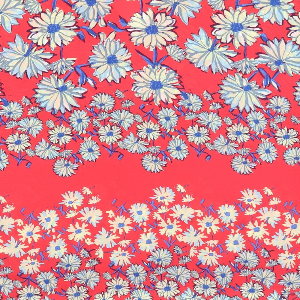 NEXT Womens Red Floral  Basic T-Shirt Size 8