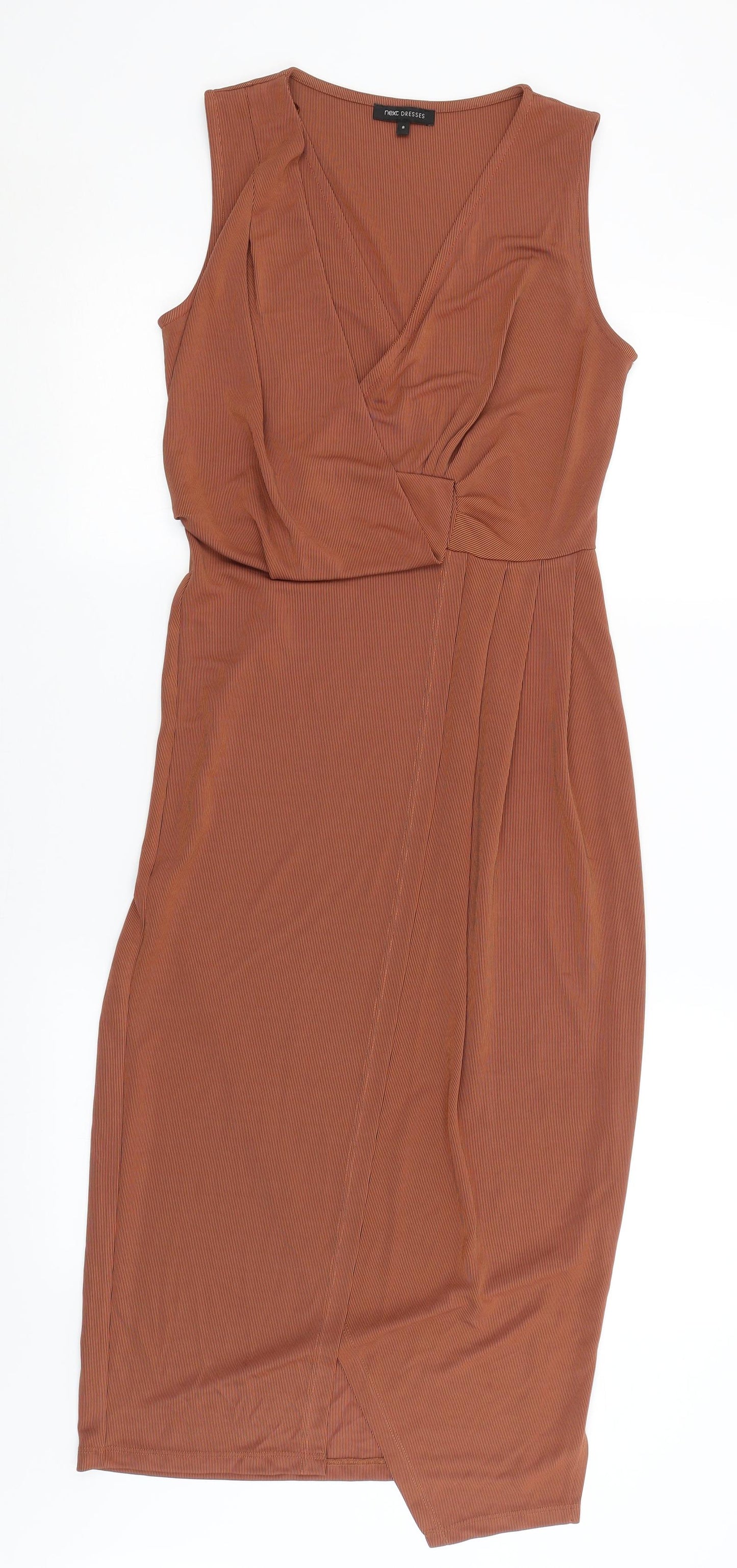 NEXT Womens Brown   Slip Dress  Size 8