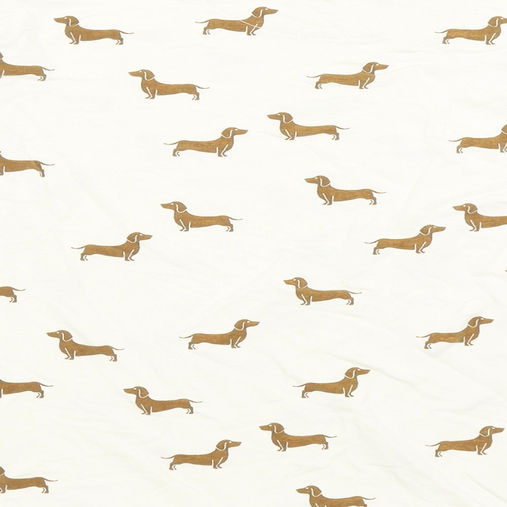 TU Womens Ivory   Pullover Jumper Size 14  - Daschunds