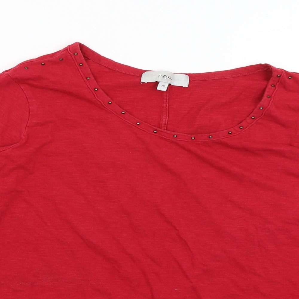 NEXT Womens Red   Basic T-Shirt Size 20