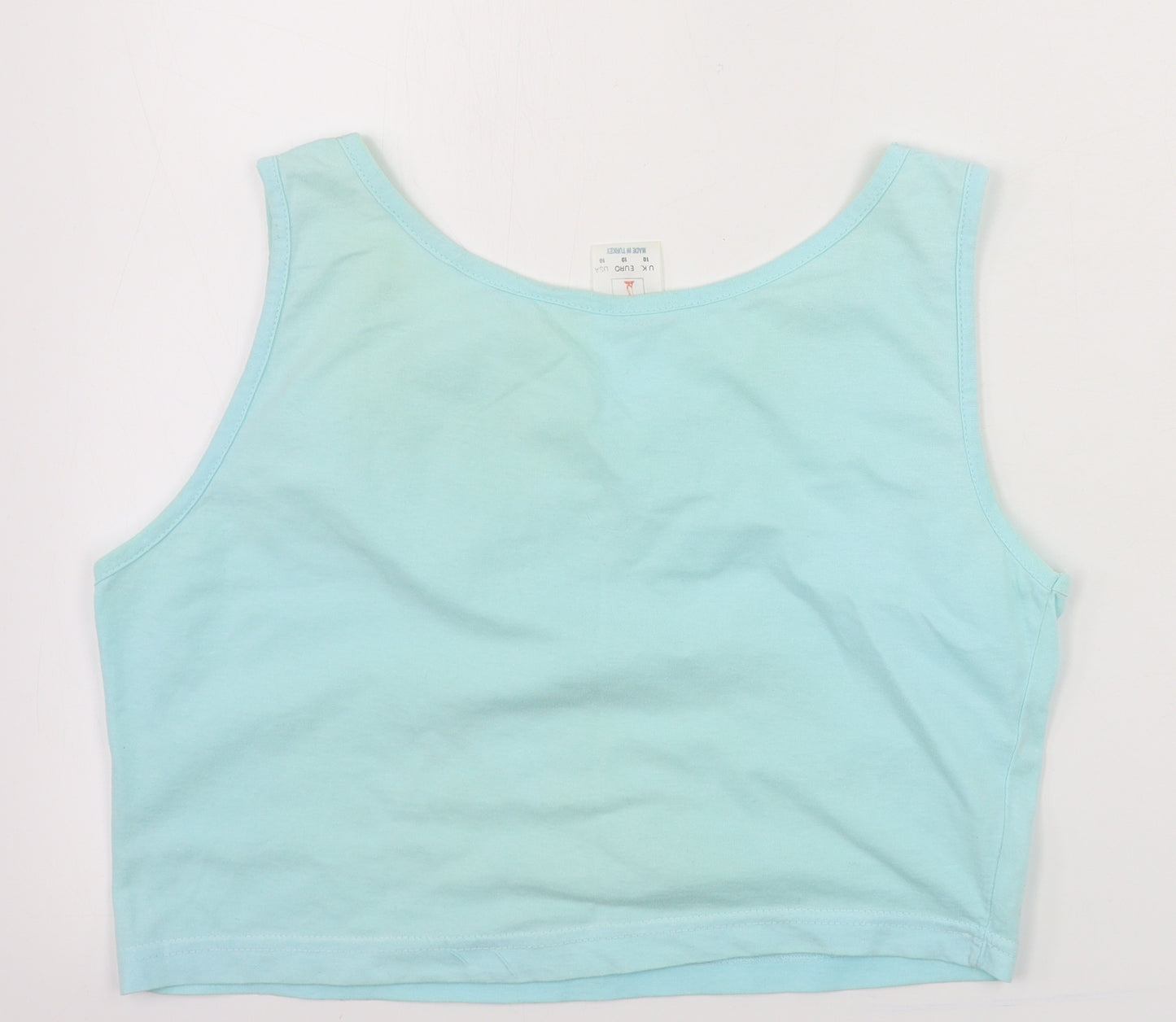 Topshop  Womens Blue   Basic Tank Size 10