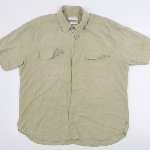 Marks and Spencer  Mens Beige    Button-Up Size L