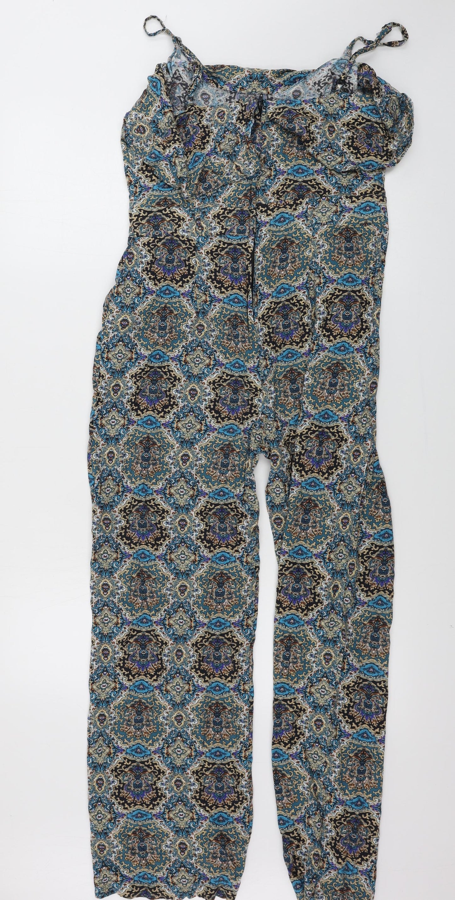 Dorothy Perkins  Womens Grey Geometric  Jumpsuit One-Piece Size 12