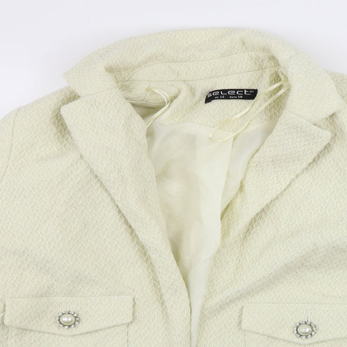 Select Womens Ivory   Jacket Coat Size 12