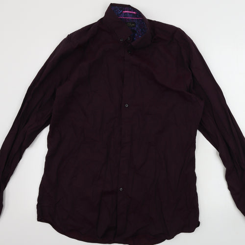 NEXT  Mens Red    Button-Up Size 16