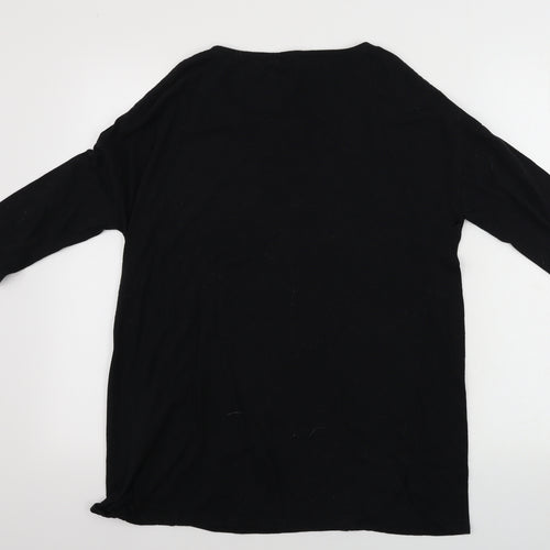 CAPSULE   Womens Black   Basic T-Shirt Size 12