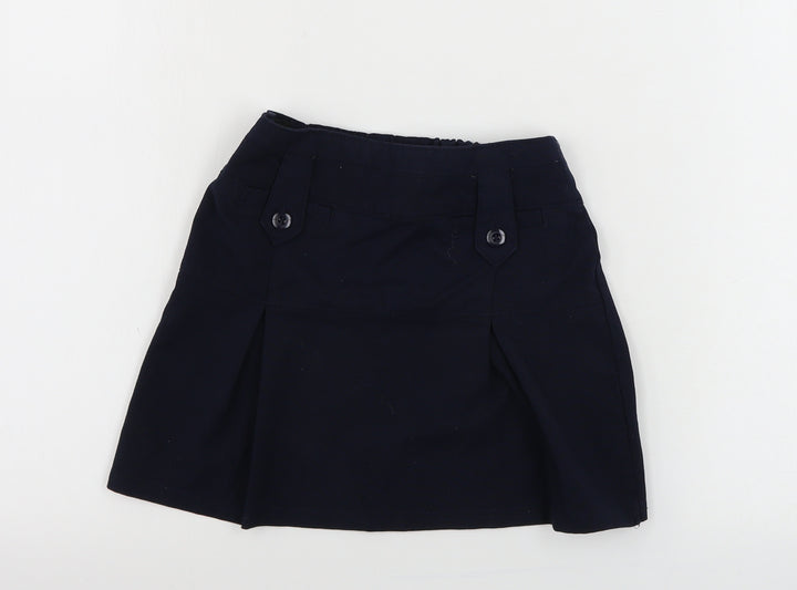 Marks and Spencer Girls Blue A-Line Skirt Size 6 Years