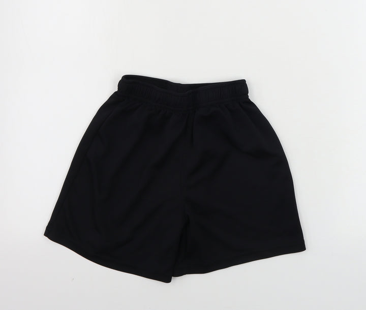 Fruit of the Loom  Boys Black   Sweat Shorts Size 9-10 Years