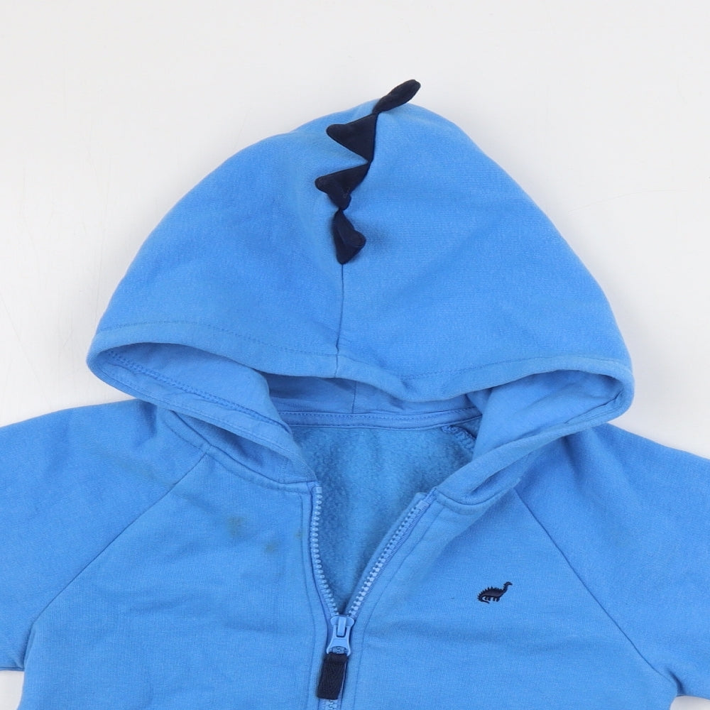 Matalan  Boys Blue   Full Zip Hoodie Size 3-4 Years