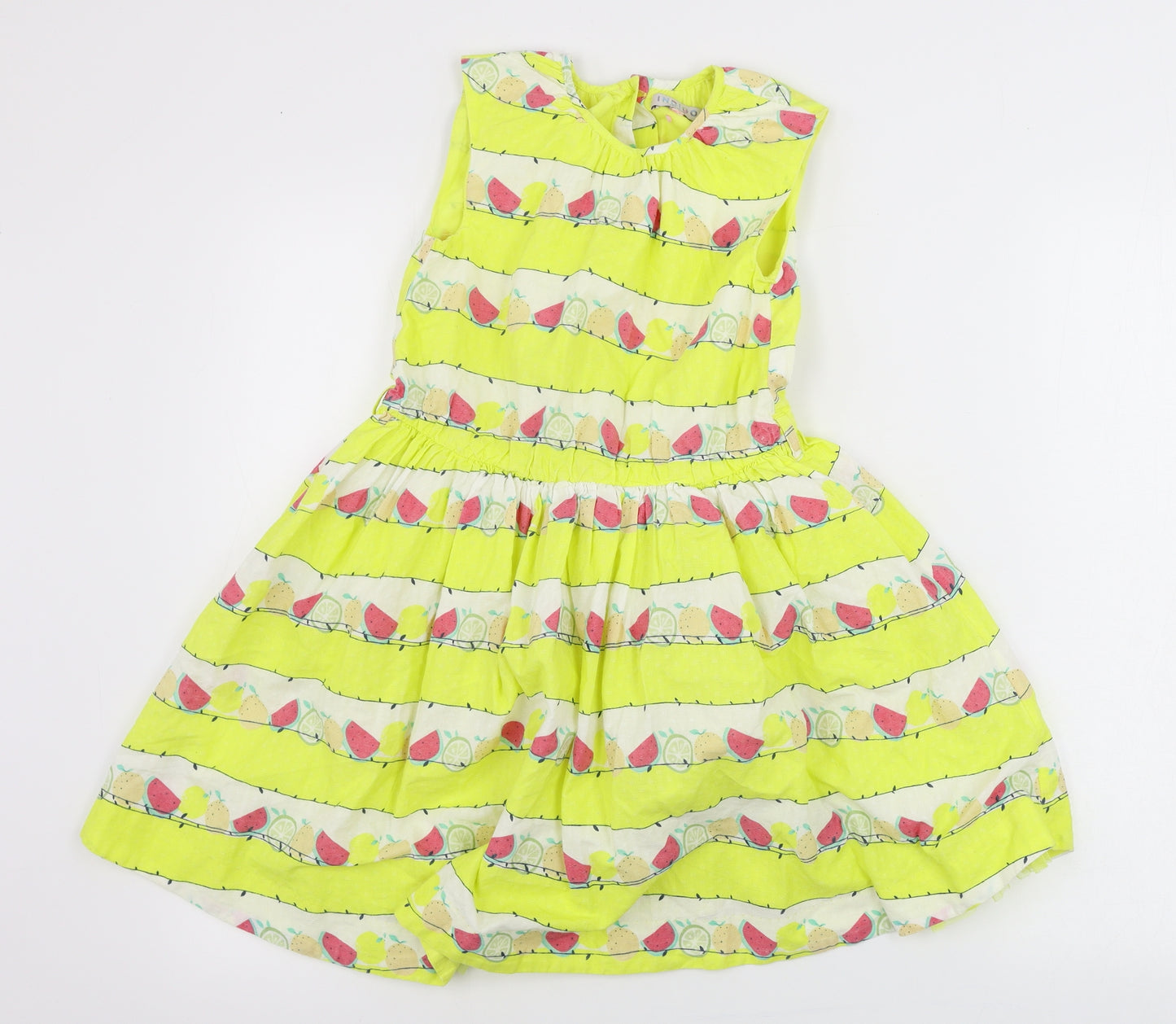 Marks and Spencer  Girls Yellow   A-Line  Size 6-7 Years