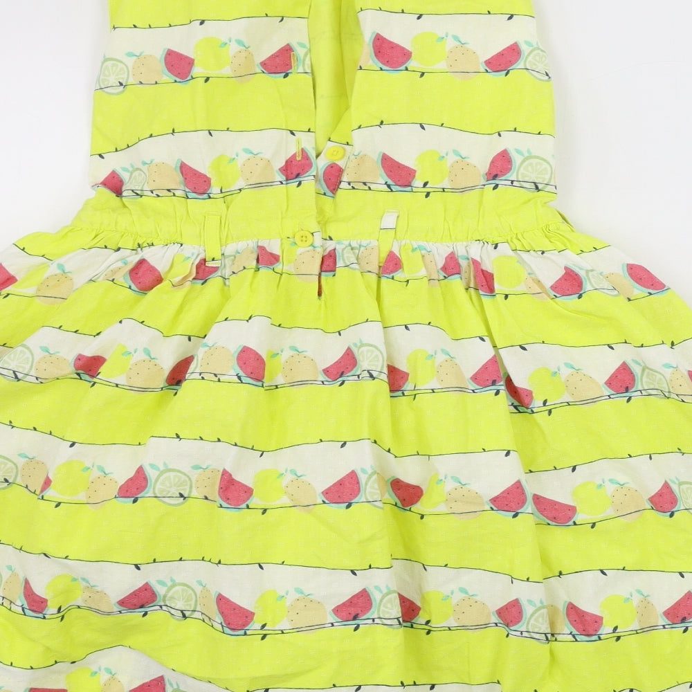 Marks and Spencer  Girls Yellow   A-Line  Size 6-7 Years