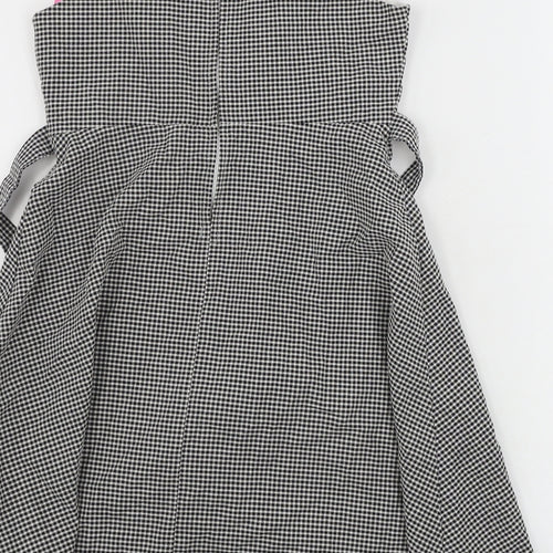 Jessica Ann Girls White Check  A-Line  Size 10 Years