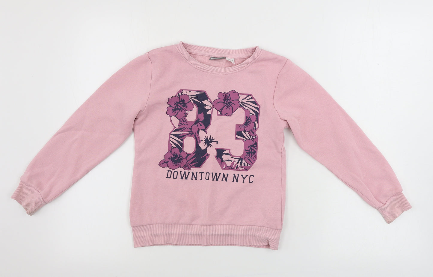 Peppers Girls Pink   Pullover Jumper Size 6-7 Years