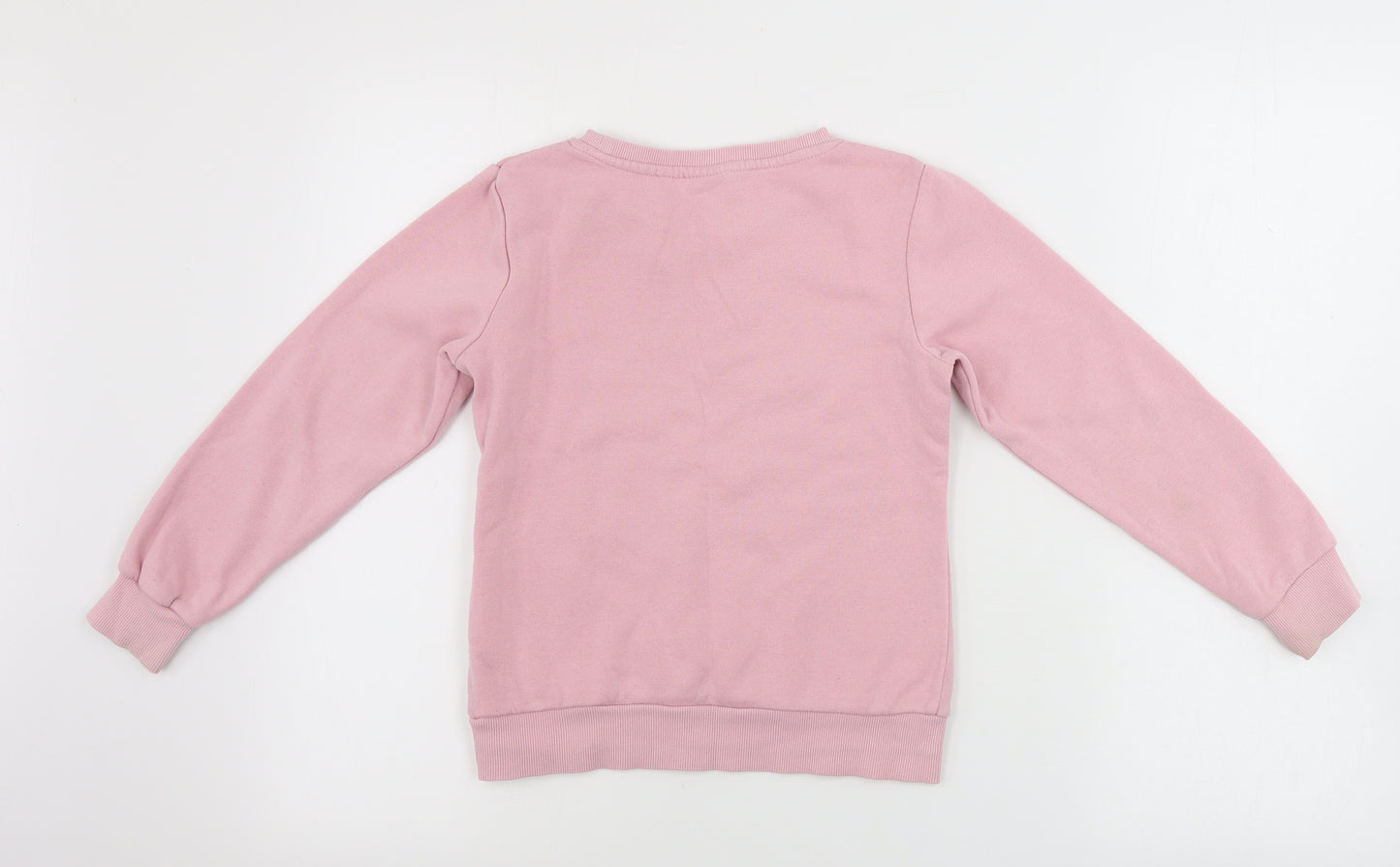 Peppers Girls Pink   Pullover Jumper Size 6-7 Years
