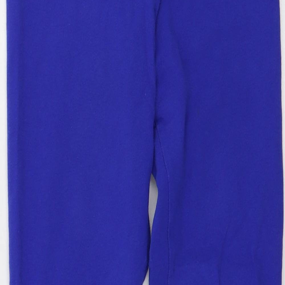 Marks and Spencer  Girls Blue   Sweatpants Trousers Size 7-8 Years