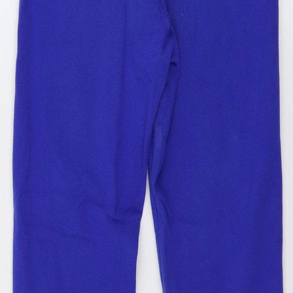 Marks and Spencer  Girls Blue   Sweatpants Trousers Size 7-8 Years