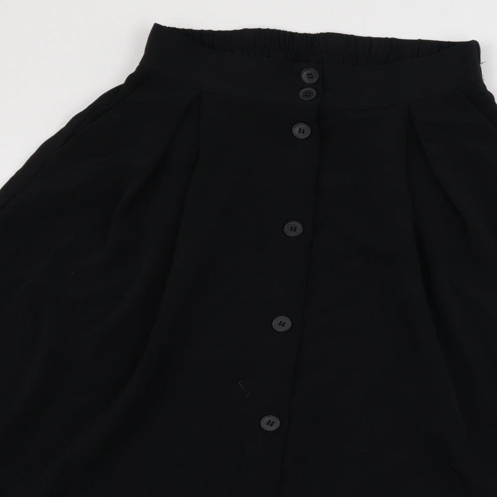 Monki Womens Black   A-Line Skirt Size XS