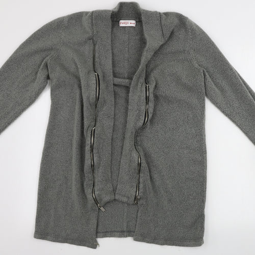 sheggo Womens Grey   Cardigan Jumper Size 12