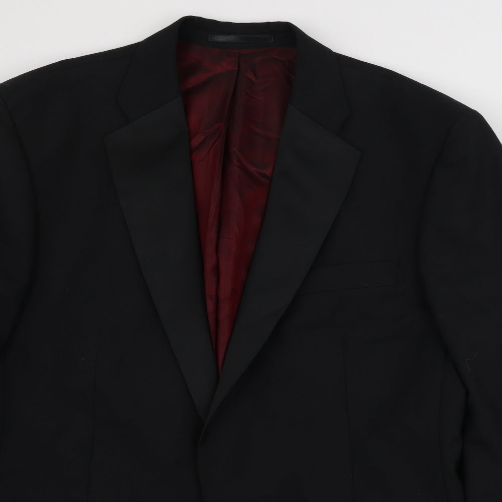Charlton Gray  Mens Black   Jacket Blazer Size 42