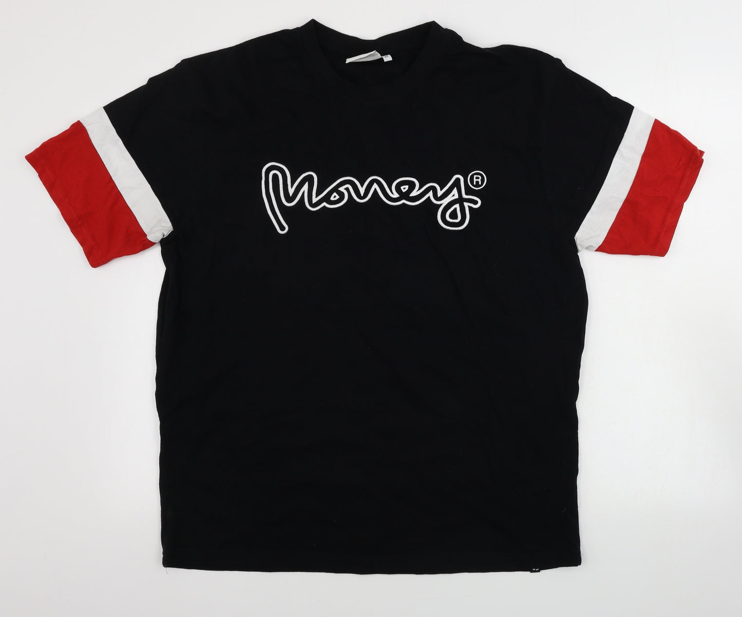 Money Mens Black    T-Shirt Size XL