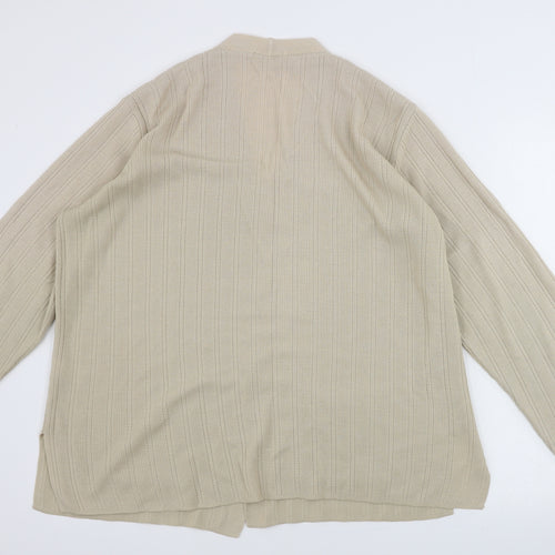 Marks and Spencer  Womens Beige   Cardigan Jumper Size 16